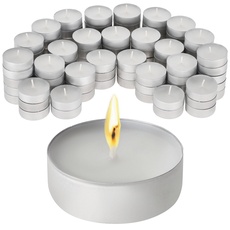 KOTARBAU® Teelichter 100er Pack Kerzen Teelicht Duftlos Brenndauer 4 Stunden