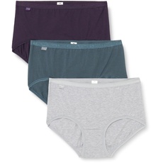 sloggi Damen Basic C3P Midi, Multiple Colours 14, 38 (3er Pack)