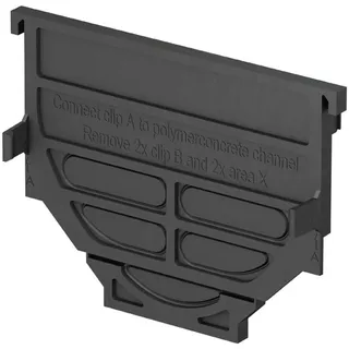 ACO Kombistirnwand für Entwässerungsrinne