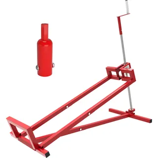 Hebevorrichtung Aufsitzmäher bis 400 kg inkl. Adapter, Heber für Rasentraktor bis 35° Neigung