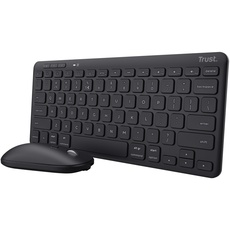 Bild von Lyra Multi-Device Wireless Keyboard & Mouse Set, schwarz, USB/Bluetooth, DE (24845)