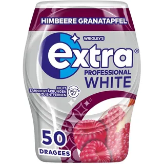 Extra® Extra Professional WHITE Himbeere Granatapfel, 50 Dragees