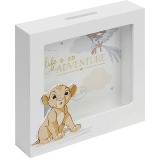 Disney Baby Magical Beginning Simba Lion King Wooden Money Box