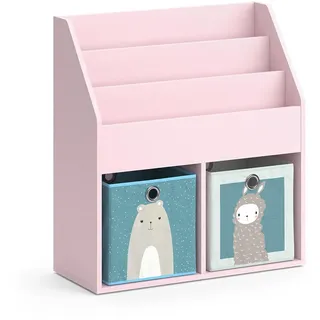 Vicco Kinderbücherregal Luigi 72 x 79 cm Kiefer rosa
