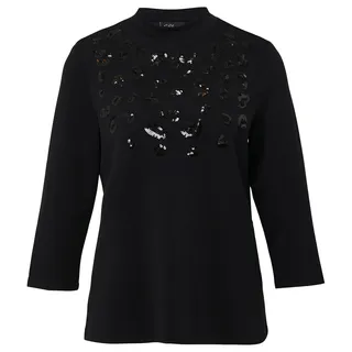 s.Oliver Regular Fit 3/4-Shirt aus Viskose-Mix, Black, 40