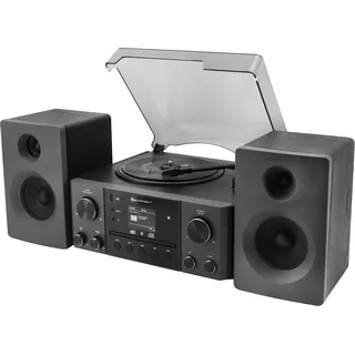 Soundmaster MCD1950SW HiFi-Anlage Schwarz