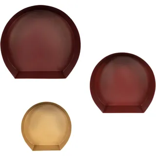 Kayoom Wandregal 27 x 12 x 37,5 cm Rot