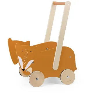 Trixie Holz-Schiebewagen -Lauflernwagen Mr. Fox orange Spielzeug