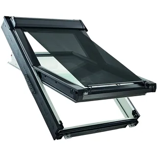 Roto Original Roto Außenrollo Screen ZAR Außenmarkise Sonnenschutz & Hitzeschutz Bei offenem Fenster voll funktionsfähig Länge einstellbar Für Dachfenster der Baureihe Q mit Größe 078/xxx | 07/xx