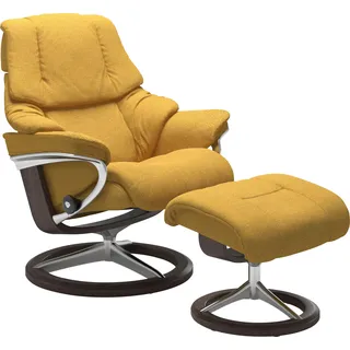 Stressless® Fußhocker »Reno«, mit Signature Base, Gestell Wenge, gelb