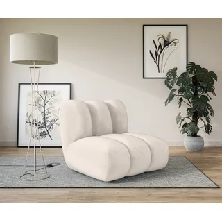 LeGer Home by Lena Gercke Sessel »Priya Loungesessel, moderne Steppung, auch in Bouclé«, perfektes Einzelstück, gemütlich und modern, B/T/H: 90/106/84 cm