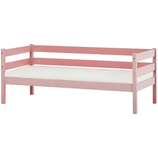 Hoppekids Einzelbett »ECO Comfort Kinderbett, Kiefer Massivholz, Jugendbett inkl. Rollrost« 70x160 cm, wahlweise in verschieden Farben/ Matratze/ Absturzsicherung, rosa