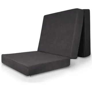 Beautissu Klappmatratze 75 x 195 x 14 cm H3 Polyester