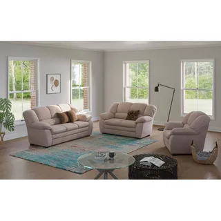 Cotta »Casino« Set, 3 Stk. tlg. Sessel, 2-Sitzer, 2,5-Sitzer, hohe Rückenlehne