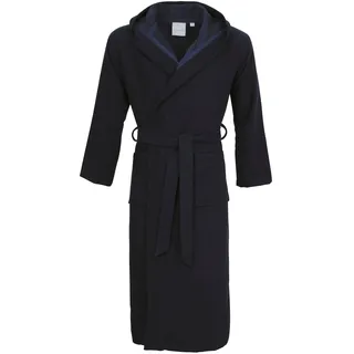 Unisex-Bademantel CARL ROSS "35300" Gr. M, blau (night blau), M, Baumwoll-Mix, Hausmäntel, Unisex-Bademantel, besonders pflegeleicht