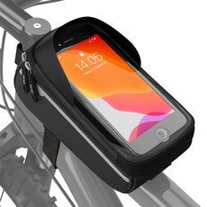 Bild von Fahrrad Rahmentasche Wasserdicht - Handyhalterung ideal zur Navigation - Fahrradtasche Rahmen, Fahrrad Handytasche, Fahrradzubehör