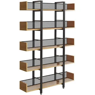 Möbilia Raumteiler Regal 120 x 180 x 30 cm Beige