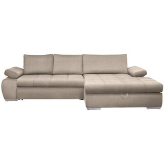 CARRYHOME Ecksofa Beige, - 294x173 cm,