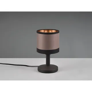 Kleine LED Nachttischlampe Touch dimmbar, Fensterlampe für die Fensterbank Taupe