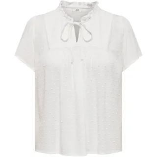 Jdy Damen JDYLIMA Life S/S TOP WVN NOOS Bluse, Cloud Dancer, 38
