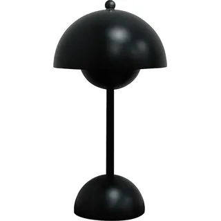 Nachttischlampe schwarze Kugel unter der Kuppel LED 3W Farbwechsel Wireless Touch COSTA Milagro - Schwarz