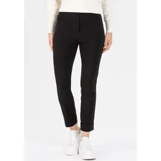 3/4-Hose STEHMANN "Igor", Damen, Gr. 36, N-Gr, schwarz, Web, Obermaterial: 72% Viskose, 25% Polyamid, 3% Elasthan, unifarben, figurbetont 3/4-Länge, Hosen 3/4-Hose, in Größen 32 bis 52, aus Viskose mit Stretch