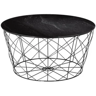 SalesFever Caorle Schwarz Metall 80 x 45 cm