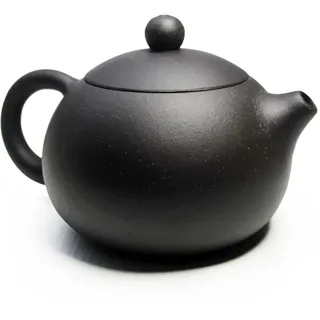 Yixing Chinesische Teekanne, echter schwarzer Sand Heijingan Tea Xishi (280 ccm)