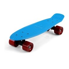 Retro Skateboard Blau/Rot