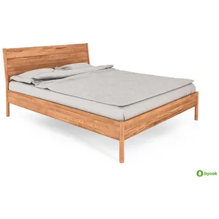 byoak Bettgestell INA 100x220 Kernbuche , Holz , 100x220 cm , Schlafzimmer, Betten