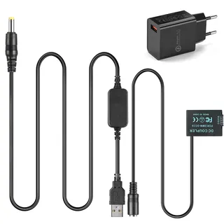 Raeisusp 5V-8,4V USB-Kabel DMW-AC8 + DMW-BMB9 DMW-DCC6 Koppler für Panasonic MC-FZ40K FZ45K FZ47K FZ48K FZ60 FZ62 FZ70 FZ72 FZ80 FZ82 FZ100K FZ150K