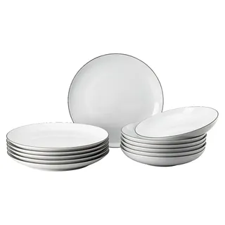 Thomas Dinnser-Set 12-tlg. CUCINA - Schwarz