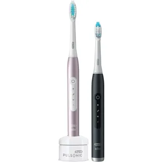 Oral-B Pulsonic Slim Luxe 4900 schwarz/roségold + 2. Handstück + Reiseetui