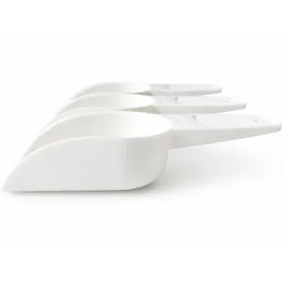 TUPPERWARE Backen Mehlschaufel (3) weiß Mehl Zucker Backhelfer Küchenhelfer