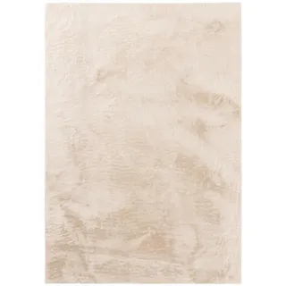 benuta Kunstfellteppich Furry Beige 120x170 cm , Kunststoff , Uni , Rechteckig , 120x170 cm , Oeko-Tex® Standard 100 , pflegeleicht , Teppiche und Böden, Teppiche, Schaffelle & Kuhfelle