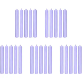 Butlers Stabkerze (25er Set) Rainbow , Flieder , Paraffin , 2.2x18x2.2 cm , Dekoration, Kerzen & Kerzenhalter