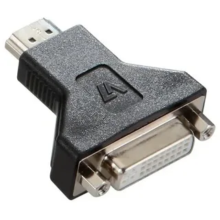 V7 HDMI zu DVI-D Adapter 10 cm Schwarz