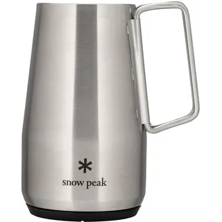 Snow Peak Shimo Stein, 700 ml, Edelstahl-Isolierbierkrug für Camping und Outdoor
