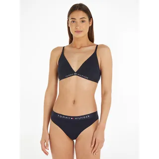 Tommy Hilfiger Underwear Slip »THONG«, mit Tommy Hilfiger Markenlabel, schwarz