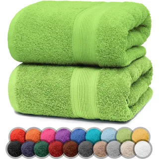 NatureMark Handtuch 70 x 140 cm apfelgrün 2 St.