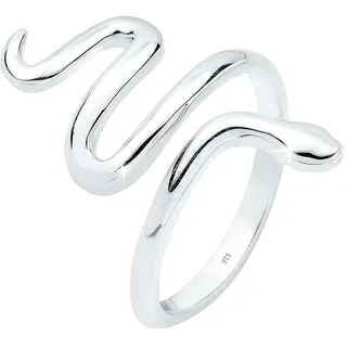 Elli Ring Schlange Geschlungen Statement 925 Silber