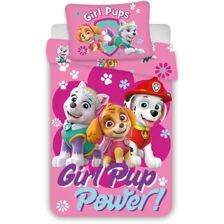 Paw Patrol "Girl Pup Power" Bettwäsche 100x135 + 40x60cm