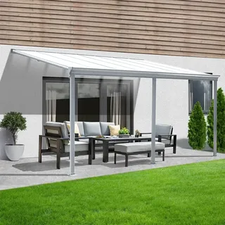 Home Deluxe Terrassenüberdachung Solis 434 x 278 cm weiß