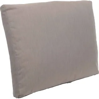 Rückenpolster HWC-O11, Rückenkissen für Garnituren, 62x54x11cm hellgrau - Grau