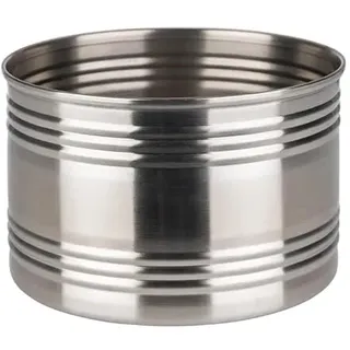 APS 40659 Snackcan, Ø 12 cm, Höhe 8 cm, 0,8 Liter, Edelstahl, mattiert