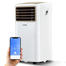 Comfee Mobiles Klimagerät Easy Cool 2.6, 9000 BTU 2,6kW, Kühlen&Ventilieren&Entfeuchten, Raumgröße bis 88m3(33m2), APP-Steuerung/Alexa/Google Home/IFTTT, Mobile Klimaanlage mit Abluftschlauch
