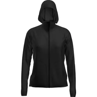 Icebreaker Damen 150 MerinoFine Ace Zip-Hoodie Black L