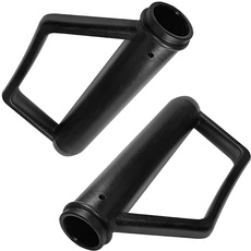 cyclingcolors 2x Sackkarrengriffe griffe handgriffe für sackkarre schubkarre bügelgriffe 25mm x 165mm, Schwarz