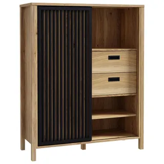 Forte Jytana 103,4 x 129,9 x 40,2 cm mauvella eiche / schwarz