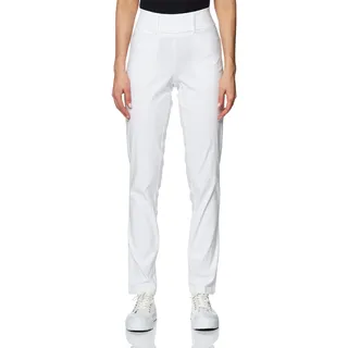 Callaway, Truesculpt, Damen-Golfhose mit Schlupfbund, Stretch, Feuchtigkeitsableitend, Umweltfreundliche Performance-Hose, Weiß glänzend, S/81 cm Entrepierna